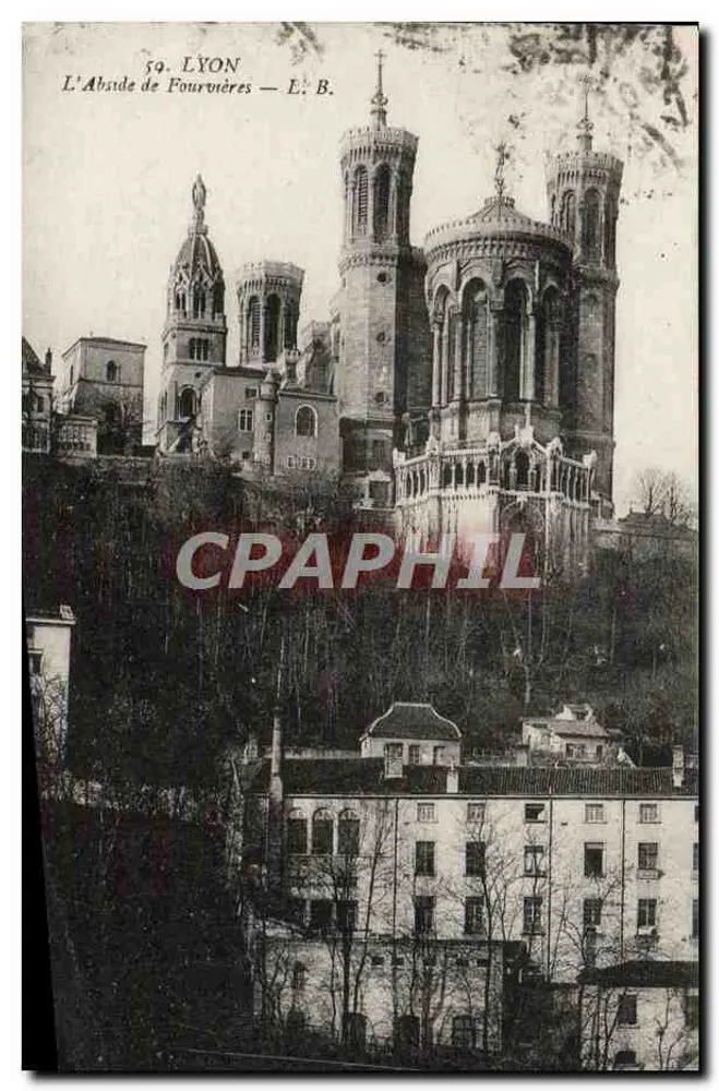 A Abside de Fourvières — Lyon — E. B. n°59 - Frente