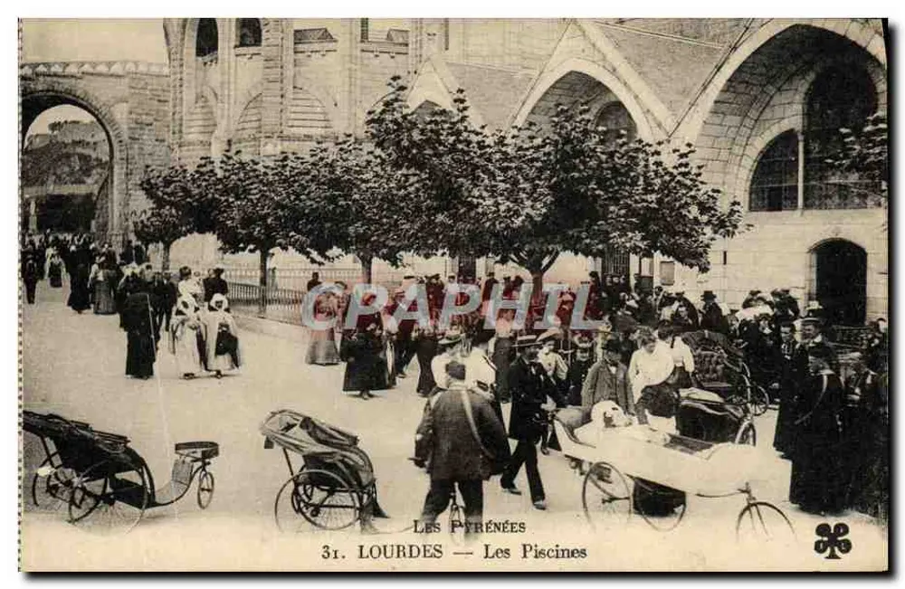 Lourdes — As Piscinas - Frente