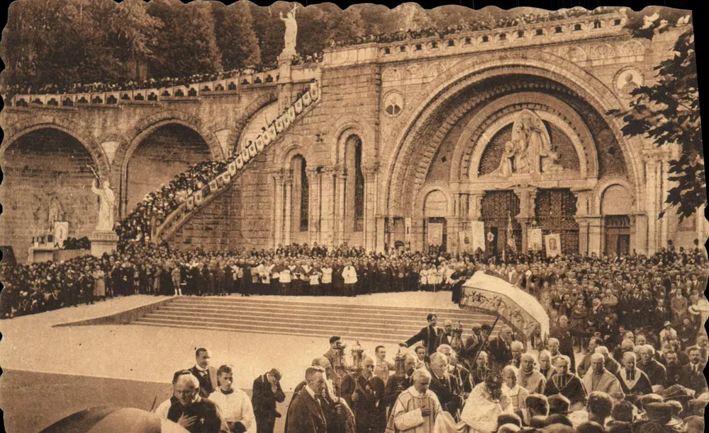 Bênção dos Doentes diante do Rosário — Lourdes — Edição especial Alliance Catholique - Frente