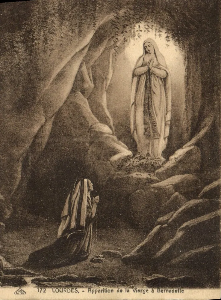 Lourdes - Aparecida da Virgem para Bernadette - Editor AD n°172 - Frente