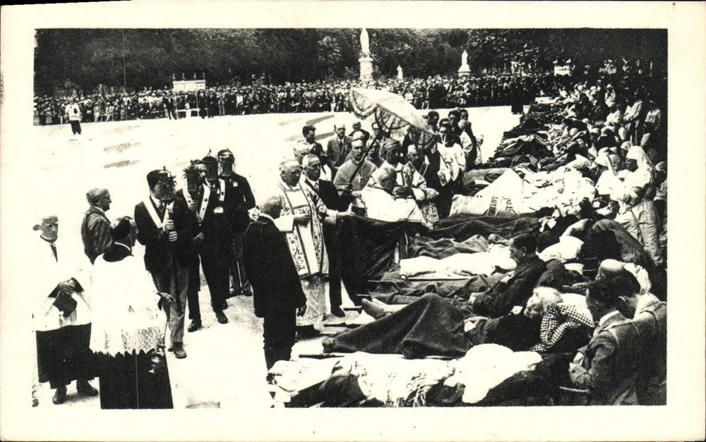 Benção dos Doentes — Lourdes — Édit. do Palácio do Rosário - Frente