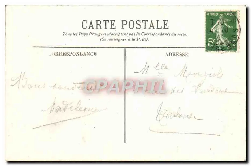 Lourdes — O Pic du Jer e a Basílica — LL. - Verso