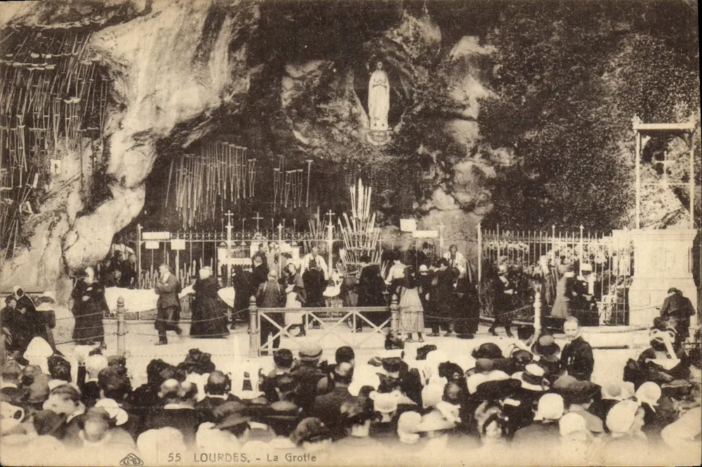 Lourdes - A Gruta — editor CCB, n° 55 - Frente