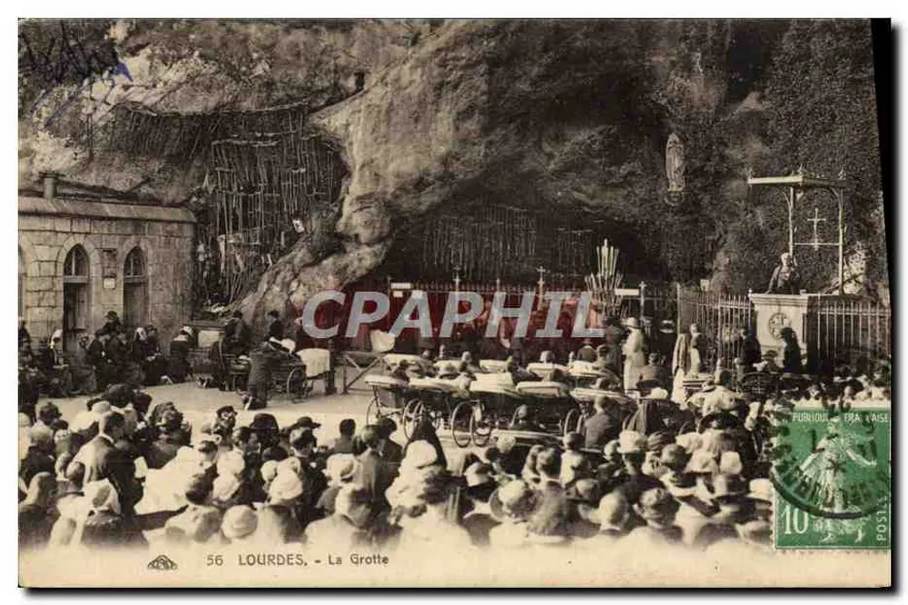 Lourdes - A Gruta — editor Furibour, n° 56 - Frente
