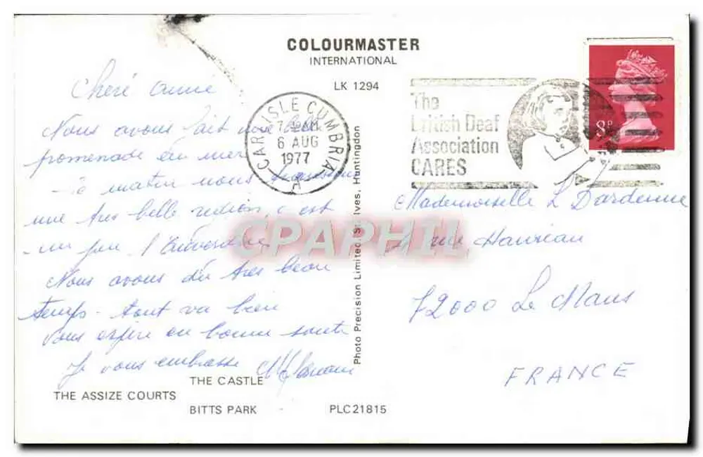 Carlisle — vue du château et du monument — éditeur COLOURMASTER INTERNATIONAL - Reverso