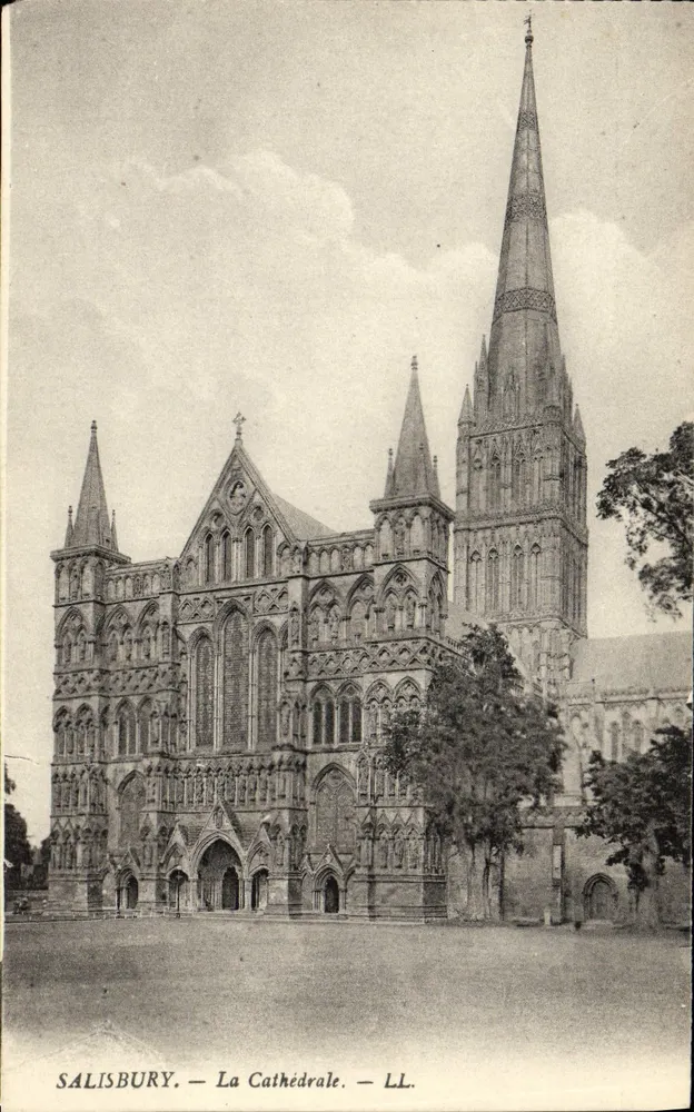 Salisbury — Die Kathedrale — LL. - Vorderseite