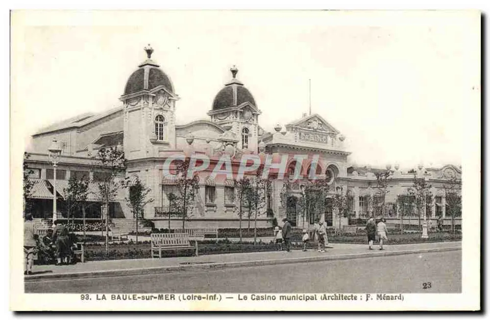 La Baule-sur-Mer (Loire-Inf.) — Das Municipale Casino — Architekt: F. Ménard - Vorderseite