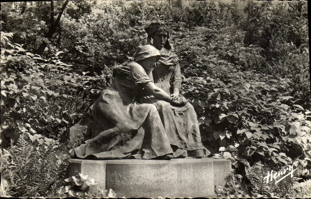 Monumento Alsácia — Lorena — Editor Henry, número de série não visível - Frente