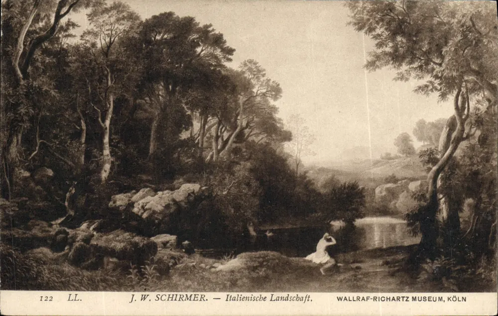 J.W. Schirmer — Italienische Landschaft — Wallraf-Richartz Museum, Köln - Recto