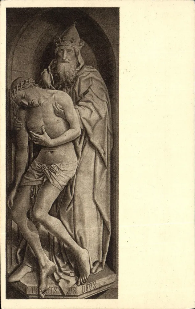 Statue der heiligen Maria Magdalena — Meister von Flémalle — Verlag des Städtischen Kunstinstituts, Frankfurt a.M. - Vorderseite