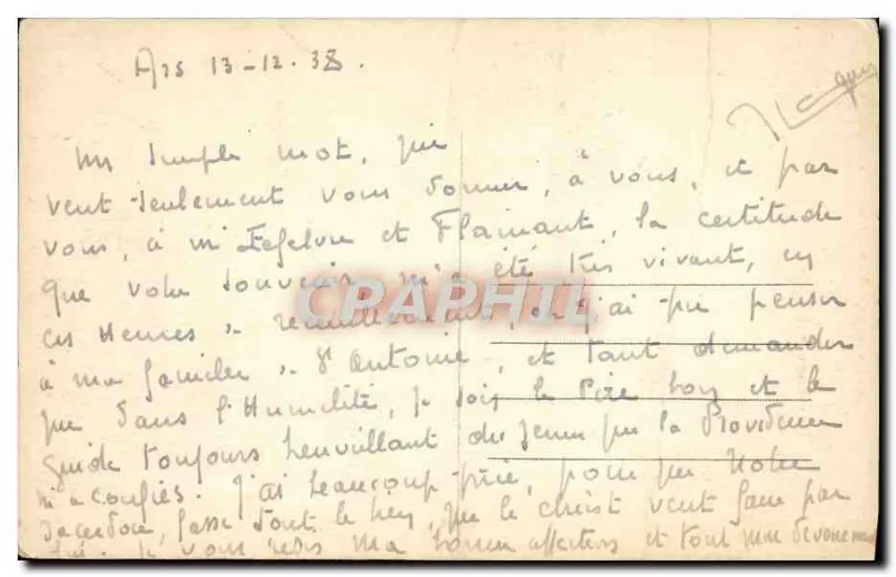 Corps du Saint Curé d'ARS dans sa châsse — éditeur Villand-Pernu, phot. Ars (d'im.) - Verso