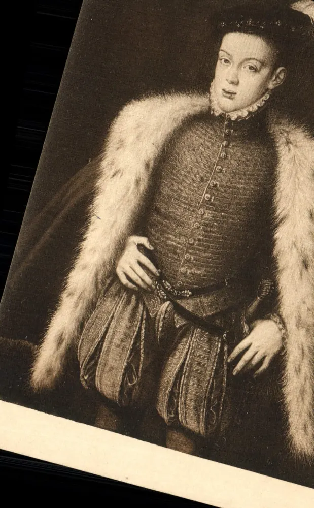 Príncipe Don Carlos — Museu do Prado — Sánchez Coello, n° 1136 - Frente