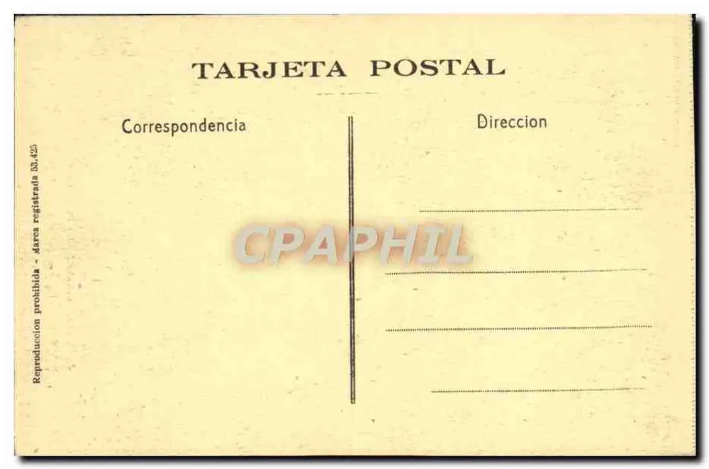 Toledo — Tor des Krankenhauses Sainte-Croix — L. Roisin, photo. Barcelona - Rückseite