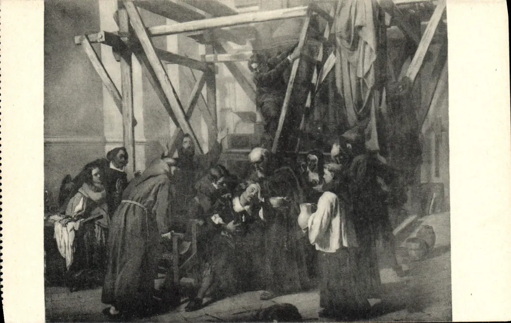 Caida de Murillo — na Igreja do Ex-Convento dos Capuchinhos — Edição Juan B. Tavoloyes - Frente