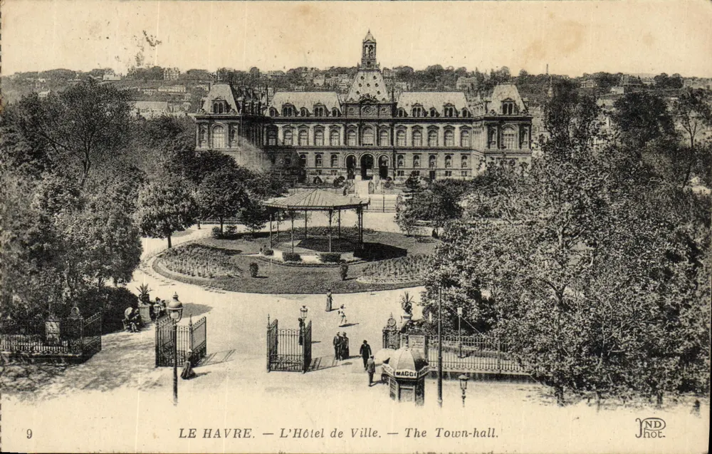 Le Havre — Das Rathaus — MAGGI Phot. - Vorderseite