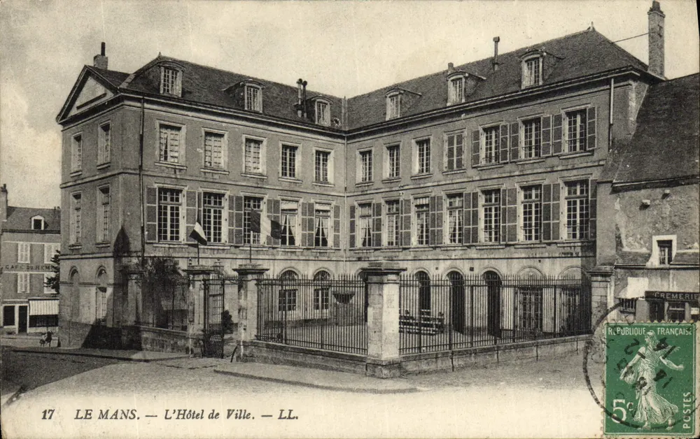 Le Mans — O Hotel de Ville — LL. — N° 17 - Frente
