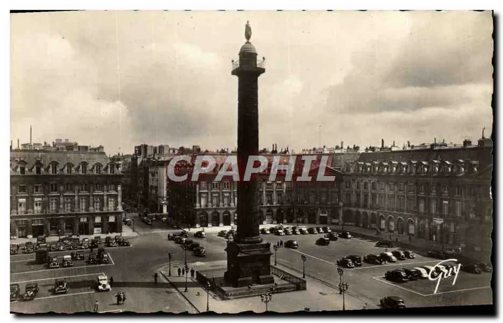 Place Vendôme — Säule der Grande Armée (1810) — Ed. d'Art GUY, Paris - Vorderseite