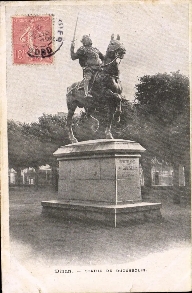 Dinan — Estátua de Duguesclin — editor desconhecido, número de série não visível - Frente