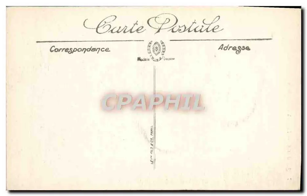 Quimper — A Catedral (lado norte) — LL. - Verso