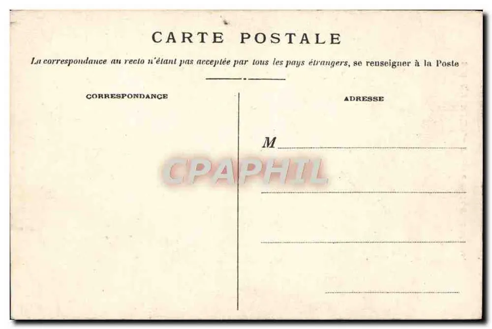 Quimper — Fachada da Catedral — Coleção Anglaret, n°333 - Verso