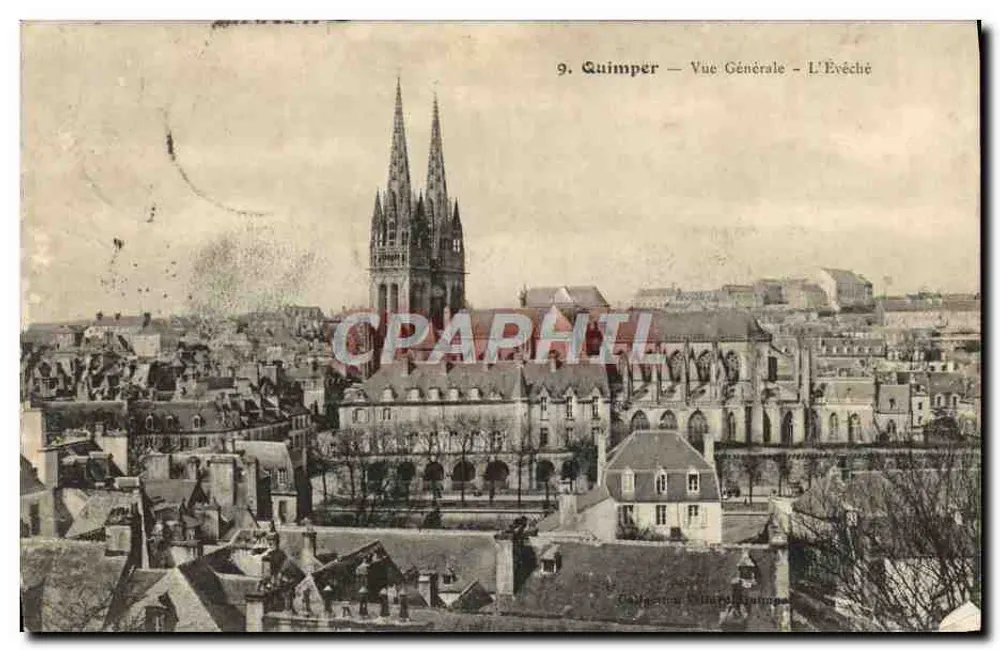 Quimper — Vista Geral — A Sé - Frente