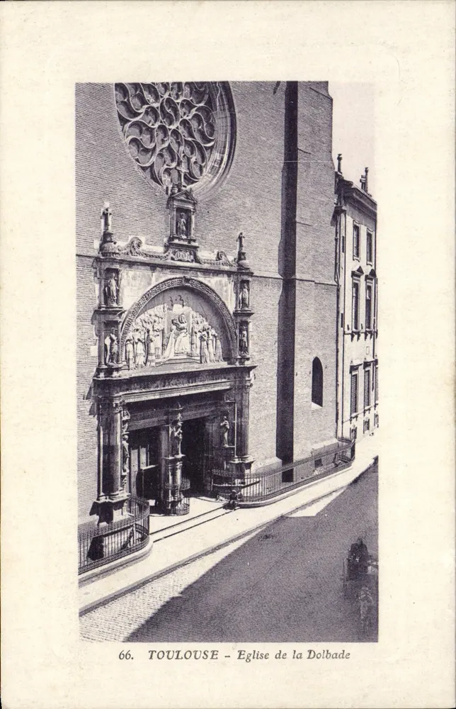 Toulouse - Igreja da Dolbade — Cazeau édit., Toulouse, n°66 - Frente