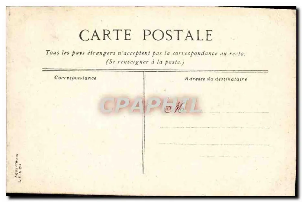 Versailles. Grand Trianon. Die Gärten — L.V.R.C. n°23 - Rückseite
