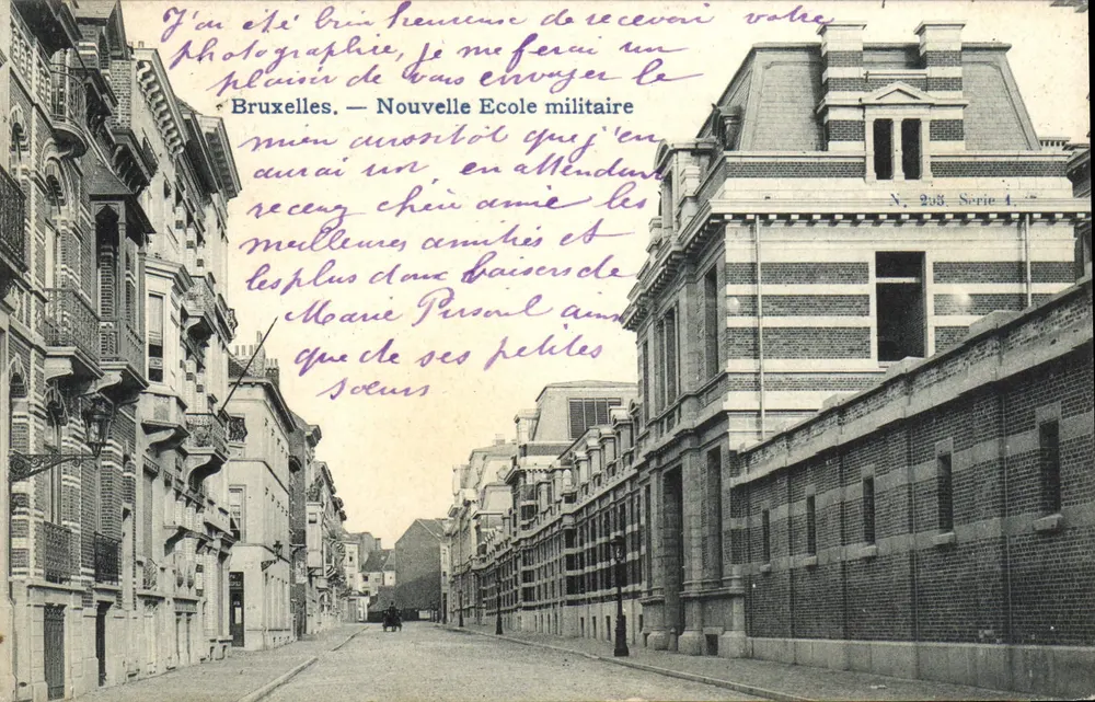 Brüssel — Neue Militärschule — Verlag N. 268, Serie 4 - Vorderseite