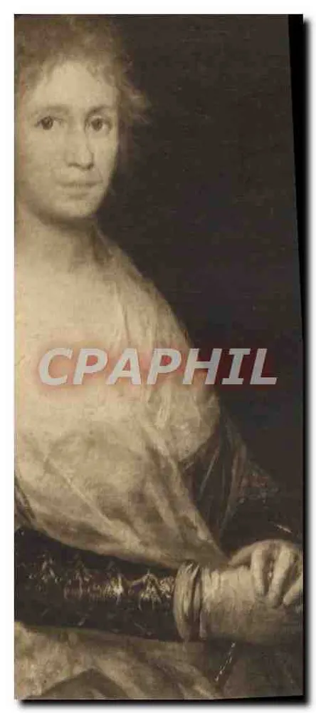 Doña Josefa Bayeu, Ehefrau von Goya — Museo del Prado, Madrid — Fototypie Hauser & Menet - Vorderseite