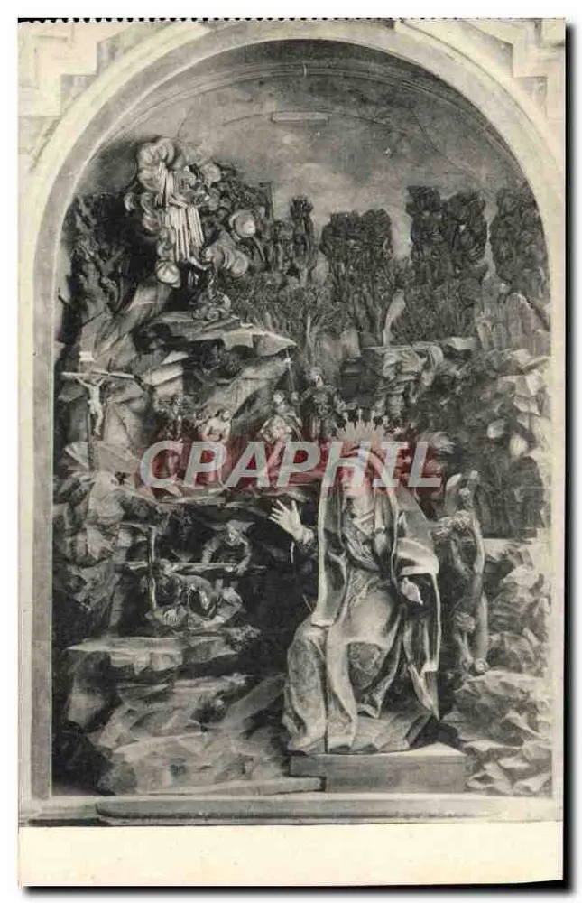 Sculpturen von Salcillo — Die fünf schmerzhaften Geheimnisse — Altar, der in der Kirche des ehemaligen Kapuzinerklosters in Cádiz verehrt wird — Ausgabe Juan Javoyes - Vorderseite