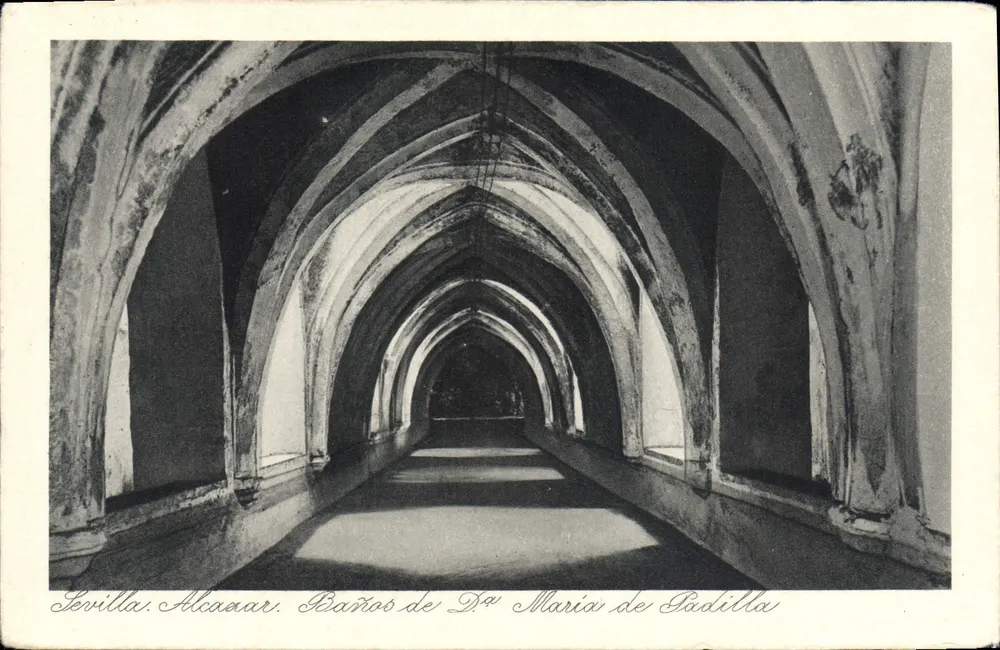 Sevilla. Alcazar. Bad von Dª María de Padilla — Luxus-Grabung Nr. 73 - Vorderseite