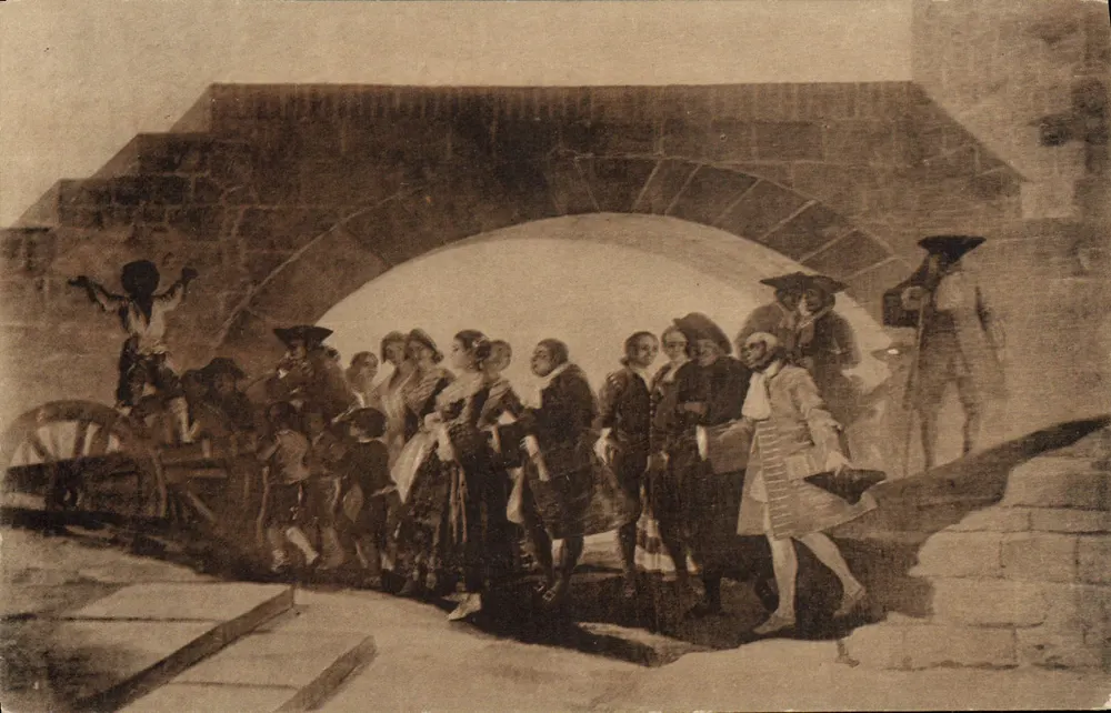 A boda — Goya — fototipia Hausser, n° 799 - Frente