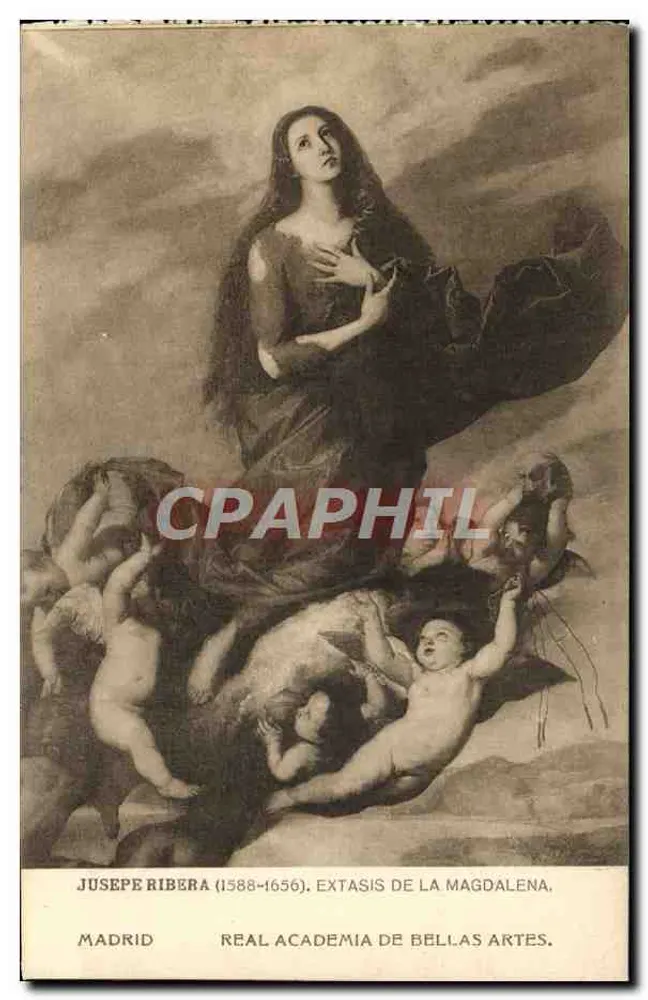 Ekstase der Magdalena — Jusepe Ribera (1588–1656) — Madrid, Real Academia de Bellas Artes - Vorderseite