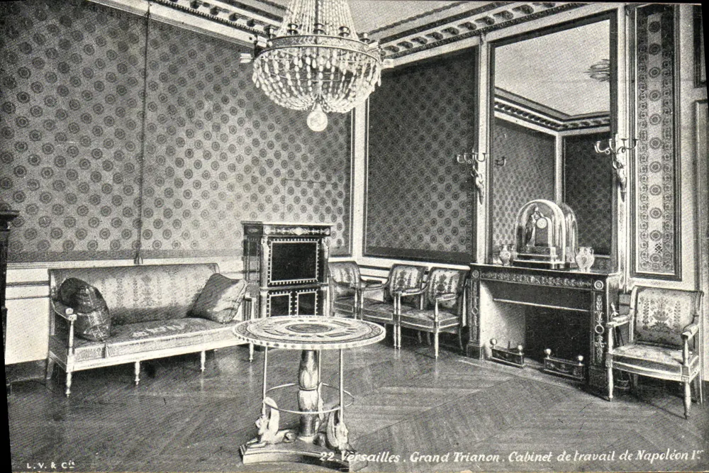 Versailles. Grand Trianon. Arbeitszimmer von Napoleon I — L.V.&C° n°22 - Vorderseite