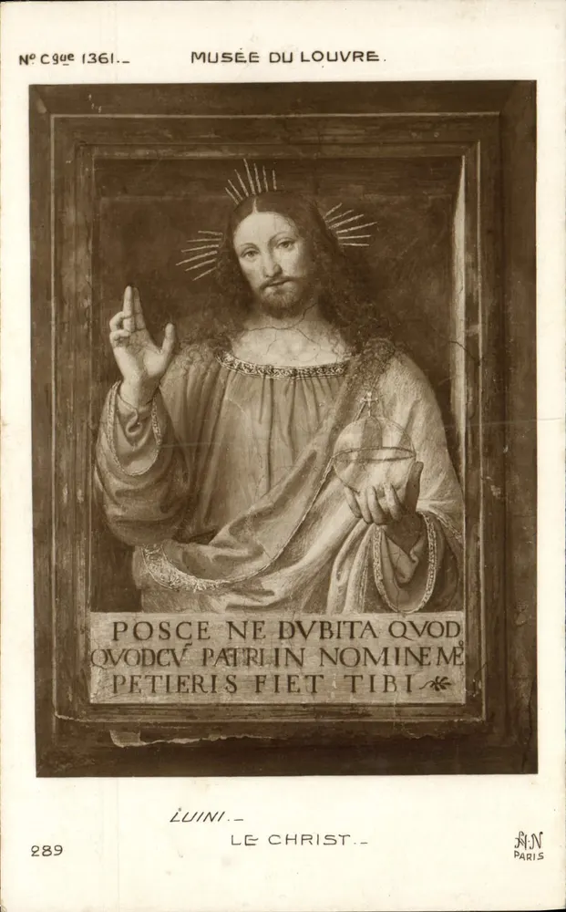 O Cristo — Museu do Louvre — S.A.N. Paris, n° 289 - Frente