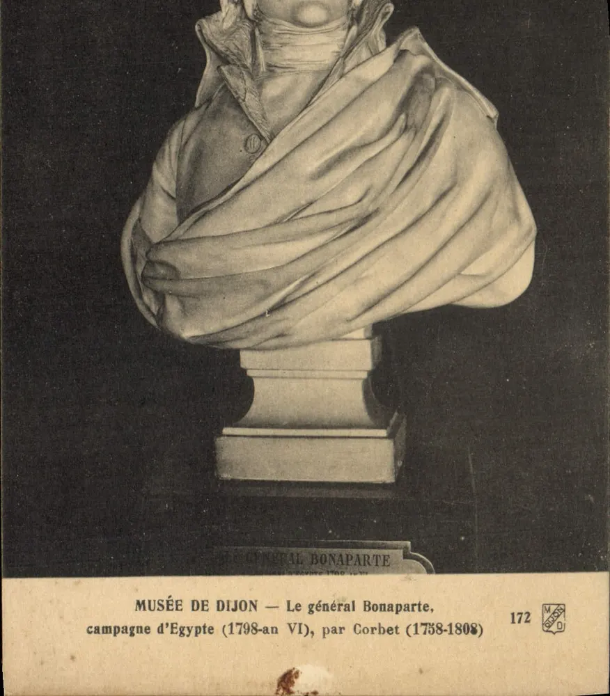 Büste des Generals Bonaparte — Musée de Dijon — von Corbet (1758-1808) - Vorderseite