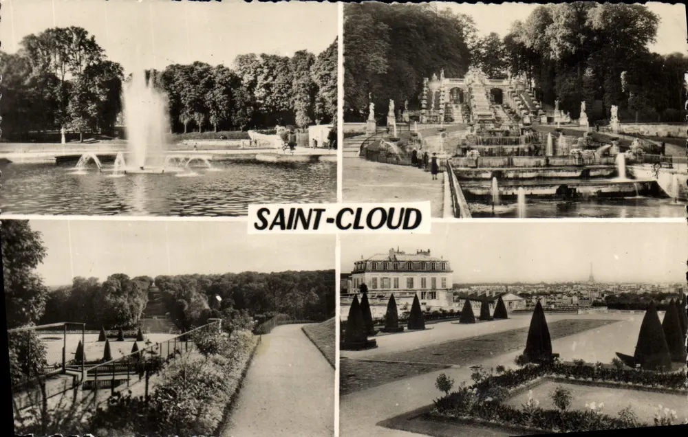 Saint-Cloud — Parque e castelo — Edições de Arte « Guy » - Frente