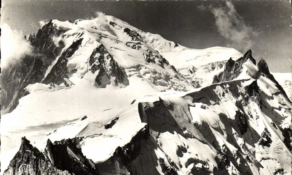 Mont Blanc — Panoramablick — Réal-Photo - Vorderseite