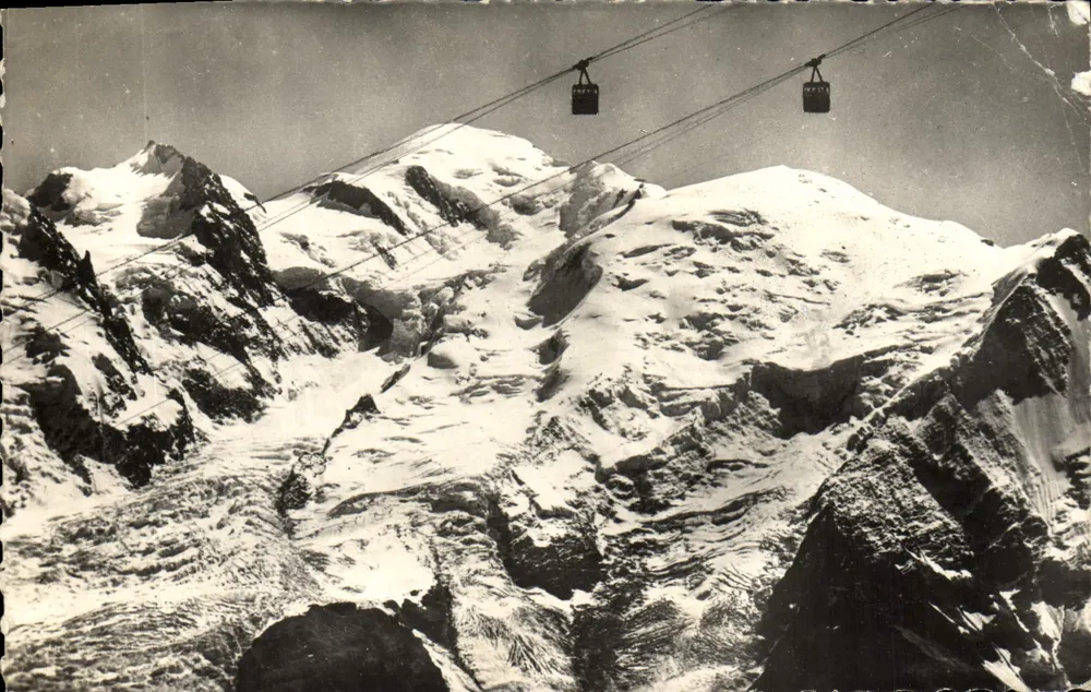 Chamonix-Mont-Blanc — Téléphérique Planpraz-Brévent et le Mont-Blanc — Édition Mont-Blanc-Lémier - Vorderseite