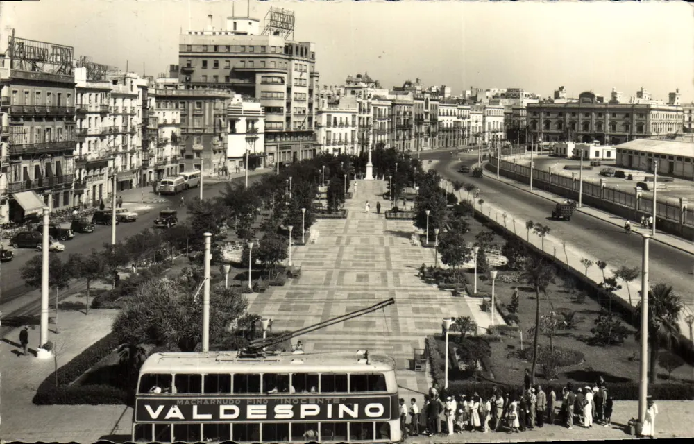 Plaza de Ramón de Carranza — Cádiz — Verlag 'García Garrido y Compañía' - Vorderseite