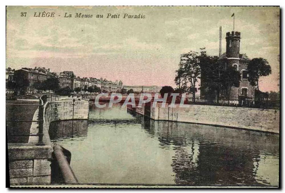 Liège - A Meuse no Petit Paradis — número de série 37 - Frente