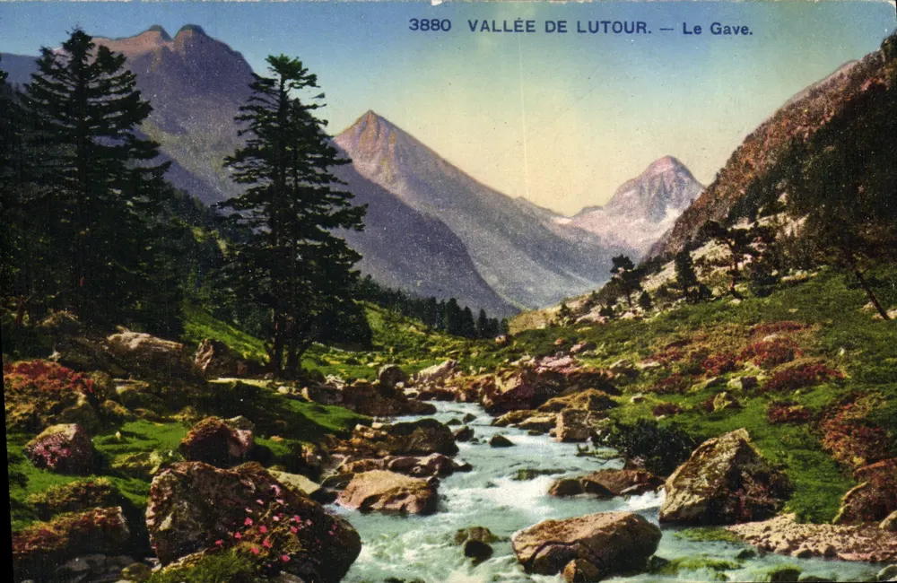 Vale de Lutour — O Gave. — 3880 — Editor A. D. M. (Bimoch) Nice - Frente