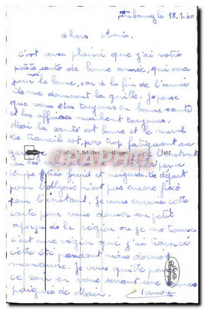 स्वैबिक अल्प के ग्रूसे से — वर्लैग जे. श्चेफर, रॉटलिंगेन - पीछे
