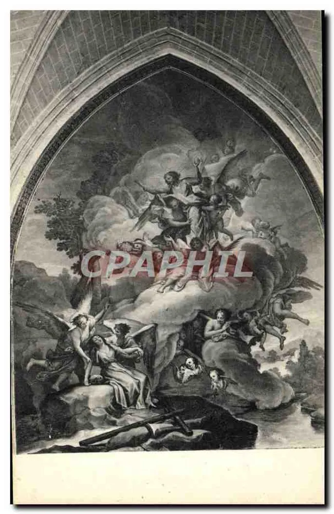 Bayeu. Tod der Heiligen Casilde. Fresko. 18. Jahrhundert — Phototypia Thomas, Serie 10782 - Vorderseite