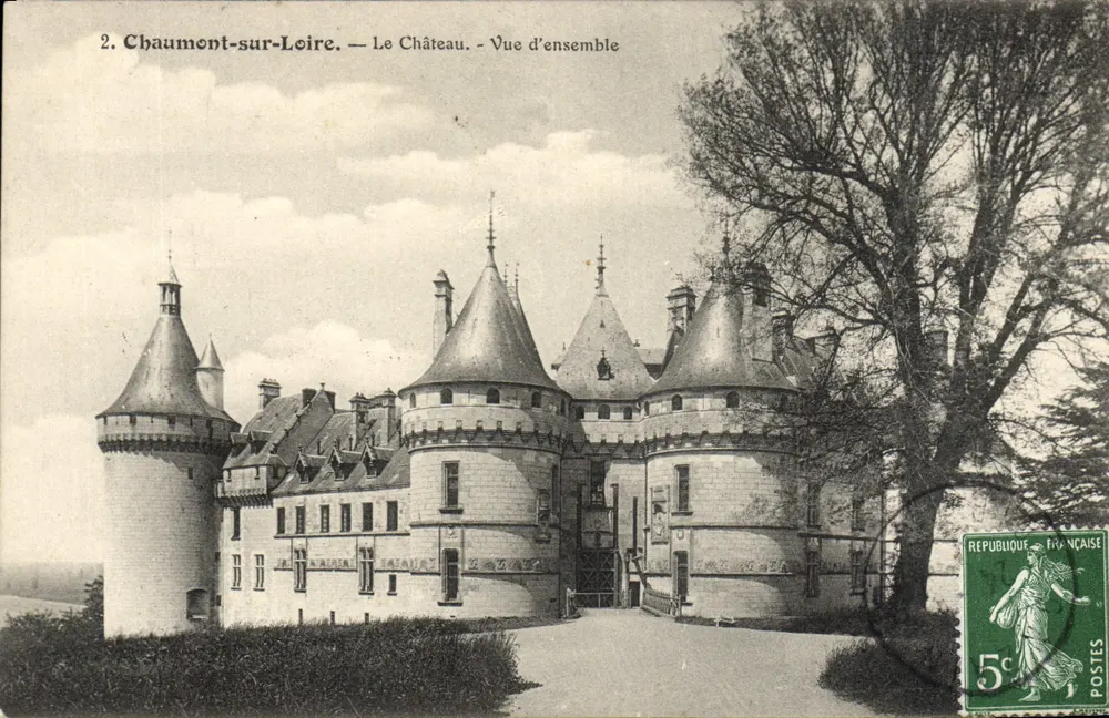 Chaumont-sur-Loire — O Castelo — Vista geral — Editor não identificado, n° de série 2 - Frente