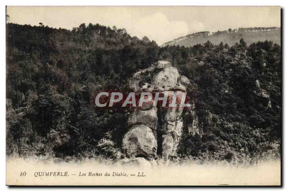 Quimperlé — As Rochas do Diabo — LL. - Frente
