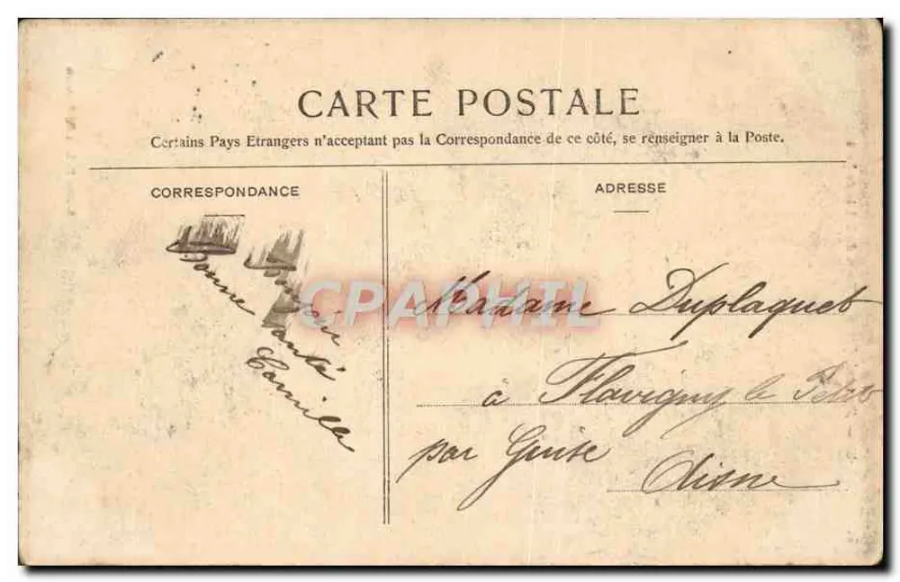 Beauvais (Oise) — Torres do Palácio de Justiça — Edition D. L. et P., Beauvais - Verso