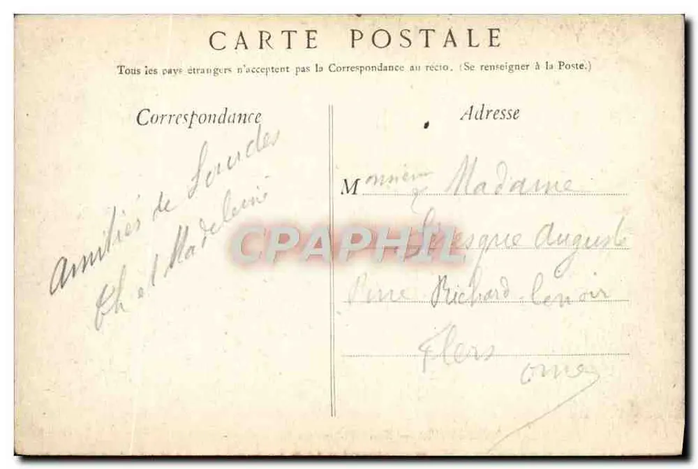 LOURDES — Bênção do Santo Sacramento — Edição F. V. - Verso
