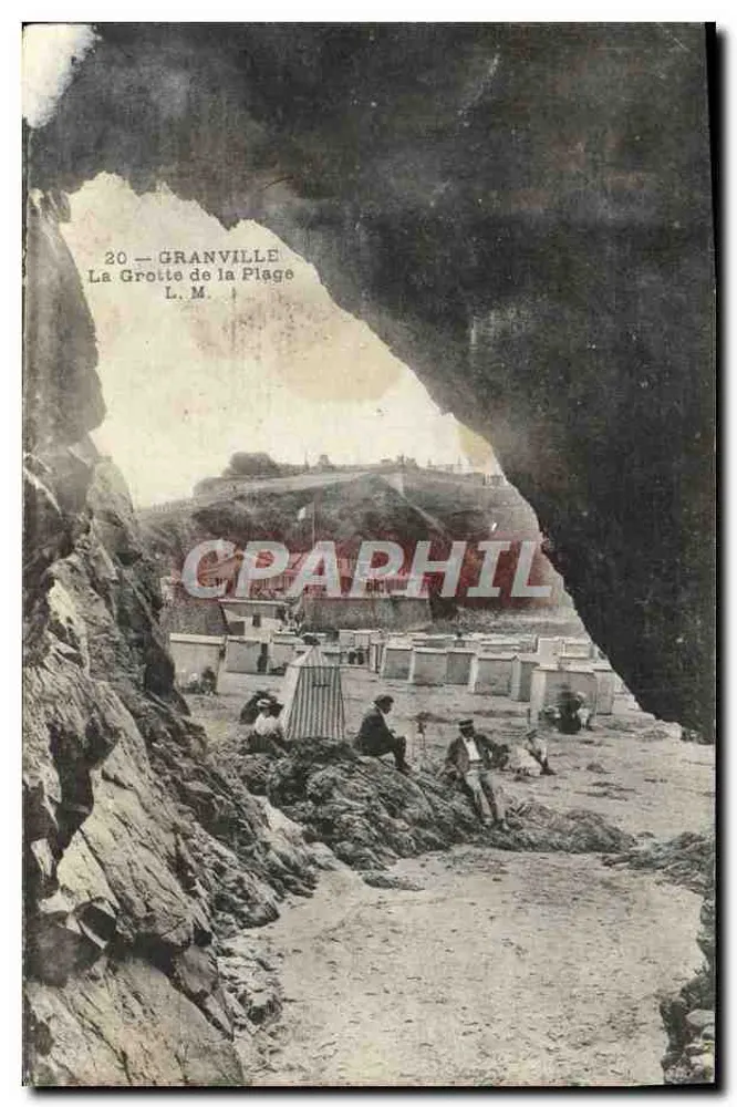 Granville — La Grotte de la Plage — L.M. n°20 - Frente