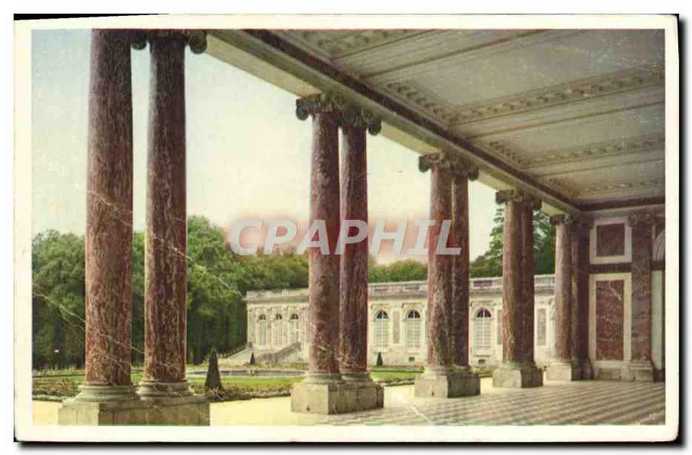 Le Grand Trianon — Le Péristyle — Imp. Dräger, n°11 - Awers